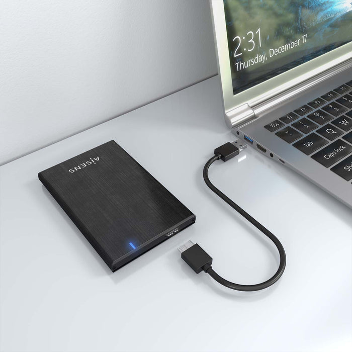 EAN 8435739902158 - AISENS ASE-2528B caja para disco duro externo Carcasa de disco duro/SSD 2.5" imagen 6