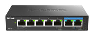 EAN 0790069470240 - D-Link DMS-107/E switch No administrado Gigabit Ethernet (10/100/1000) Negro imagen 1