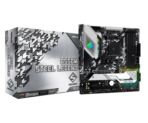 EAN 4710483931505 - Asrock B550M Steel Legend AMD B550 Zócalo AM4 micro ATX imagen 1