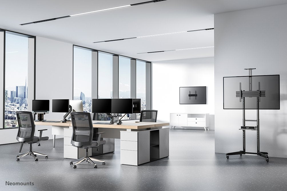 EAN 8717371449285 - Neomounts FL50-550BL1 soporte para pantalla de señalización 177,8 cm (70") Negro imagen 15