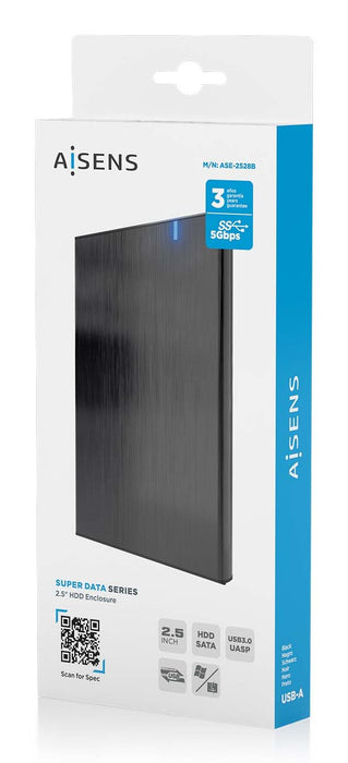EAN 8435739902158 - AISENS ASE-2528B caja para disco duro externo Carcasa de disco duro/SSD 2.5" imagen 8