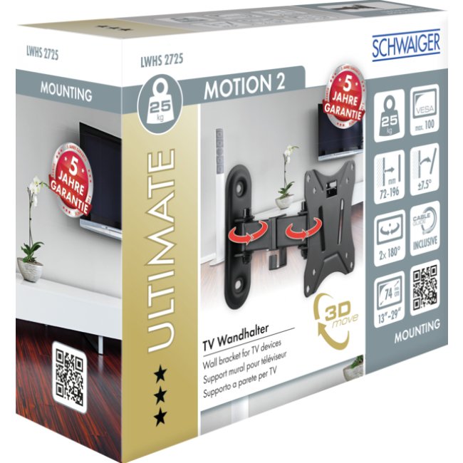 EAN 4004005011562 - Schwaiger MOTION 2 73,7 cm (29") Negro imagen 2