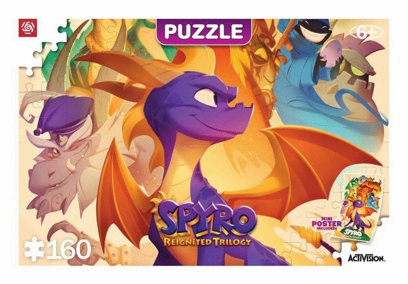 EAN 5908305243021 - Cenega Spyro Reignited Trilogy: Heroes Puzzle rompecabezas 160 pieza(s) Videojuego imagen 1