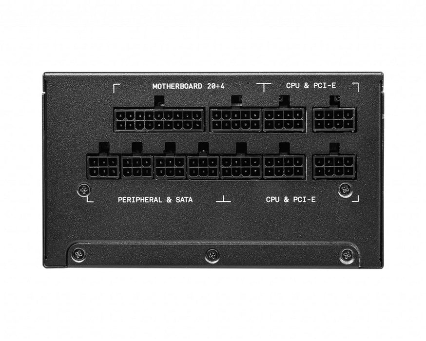 EAN 4719072898724 - MSI MPG A1000G unidad de fuente de alimentación 1000 W 20+4 pin ATX ATX Negro imagen 2