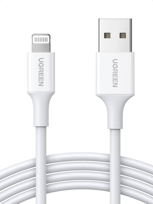 EAN 6957303827282 - Ugreen cable USB 2.0 A lightning 2m, 5V/2.4A iPhone 7 / 7plus / 6S/ 6 / 6 Plus, iPhone 5s/5c/5, iPad Mini imagen 2