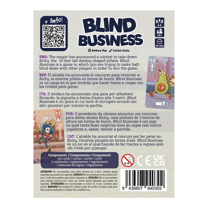 EAN 8436607940302 - Devir Blind Business 30 min Juego De Cartas Deducción imagen 5