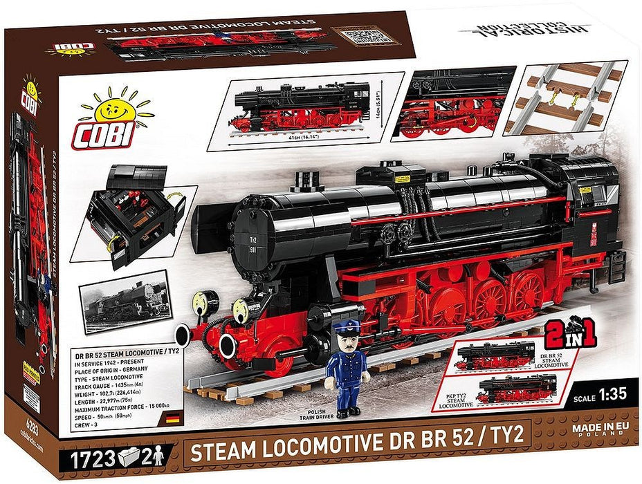 EAN 5902251062835 - COBI DR BR 52/TY2 Steam Locomotive imagen 14
