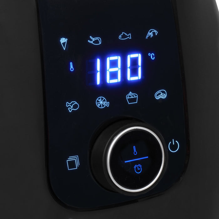 EAN 8713016076182 - Princess 182025 Sencillo 4,5 L Independiente 1500 W Freidora de aire caliente Negro imagen 8