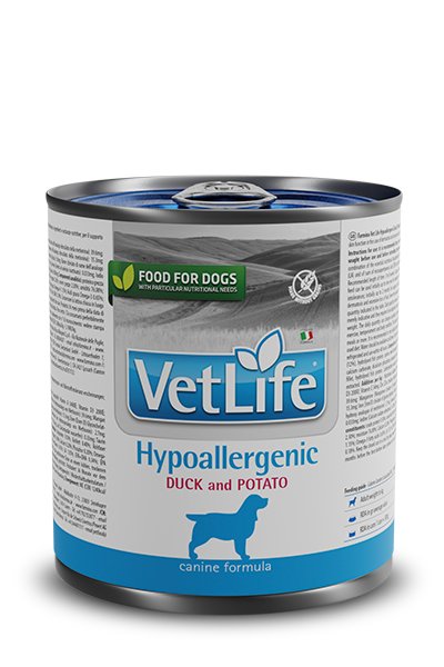 EAN 8606014102802 - Farmina Pet Food Vet Life Hypoallergenic Pato, Patata Adulto 300 g imagen 1