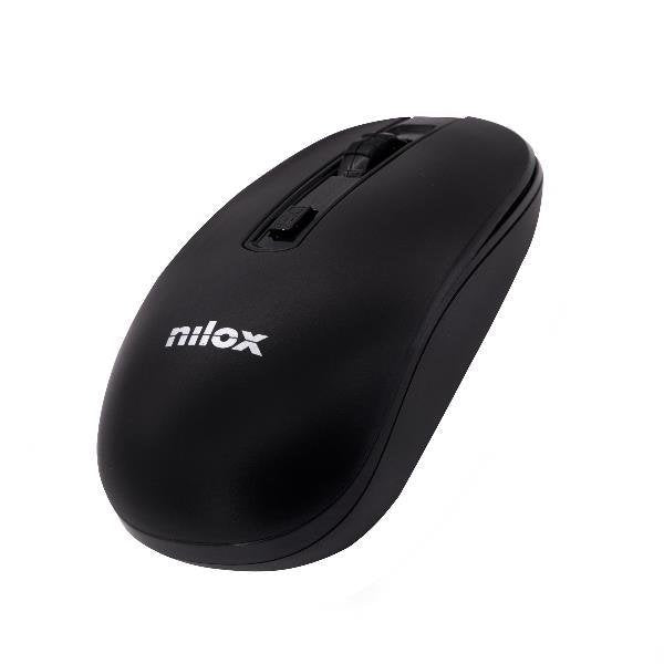 EAN 8436556146107 - Nilox MOUSE WIRELESS BLACK 1000 DPI ratón Wi-Fi Óptico imagen 1