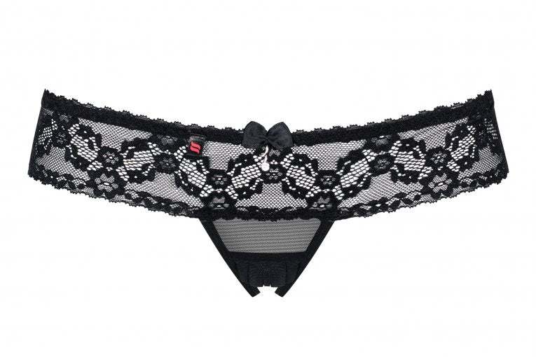 EAN 5901688217214 - Obsessive 837-THC-1 L/XL calzoncillos Tanga de hilo Negro imagen 1