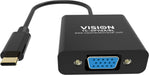 EAN 4979135000000 - Vision TC-USBCVGA/BL adaptador de cable de vídeo USB Tipo C VGA (D-Sub) Negro imagen 3