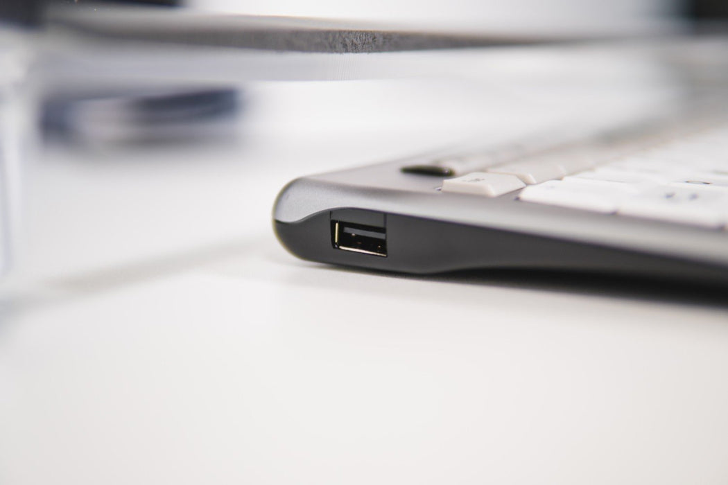 EAN 8717399991490 - BakkerElkhuizen S-board 840 teclado Oficina USB QWERTY Inglés de EE. UU. Gris claro, Blanco imagen 3