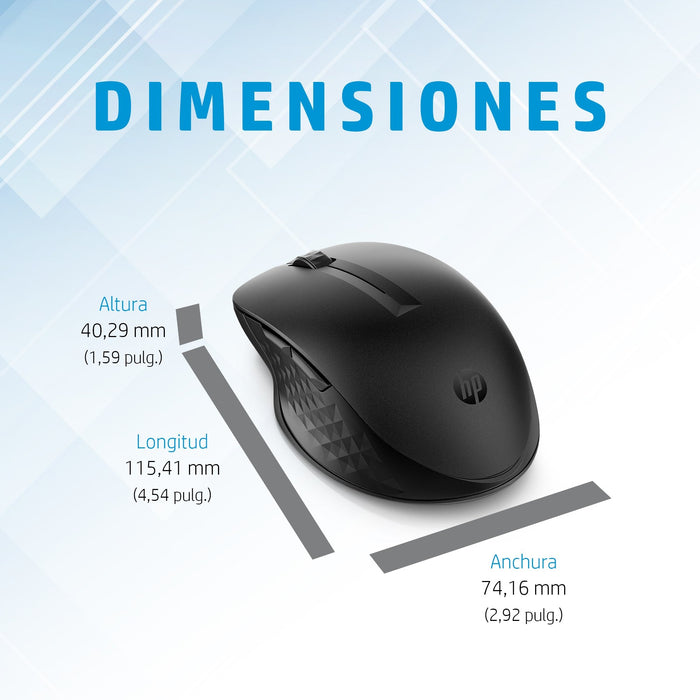 EAN 0195908246626 - HP 435 Multi-Device Wireless Mouse ratón Ambidextro RF Wireless + Bluetooth 4000 DPI imagen 8
