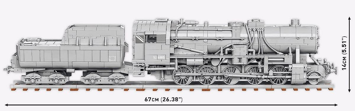EAN 5902251062811 - COBI Kriegslokomotive Baureihe 52 imagen 9
