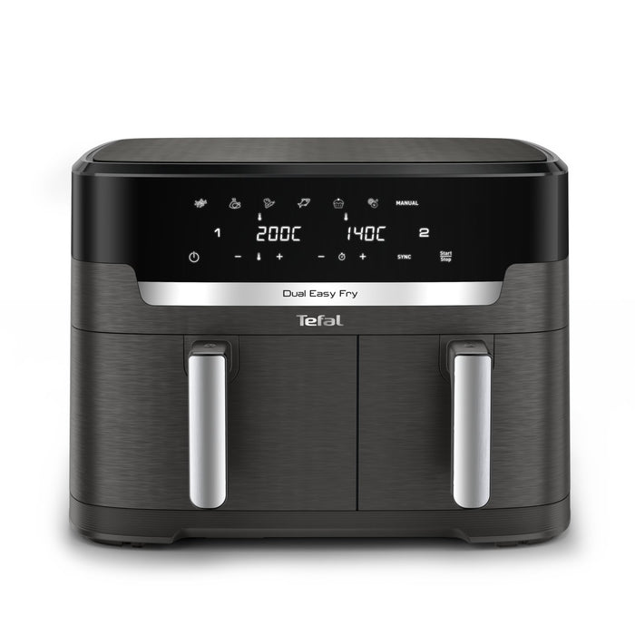 EAN 3045380026674 - Tefal Easy Fry Dual XXL EY942HE0 freidora Doble 11 L Independiente 2020 W Freidora de aire caliente Gris imagen 2