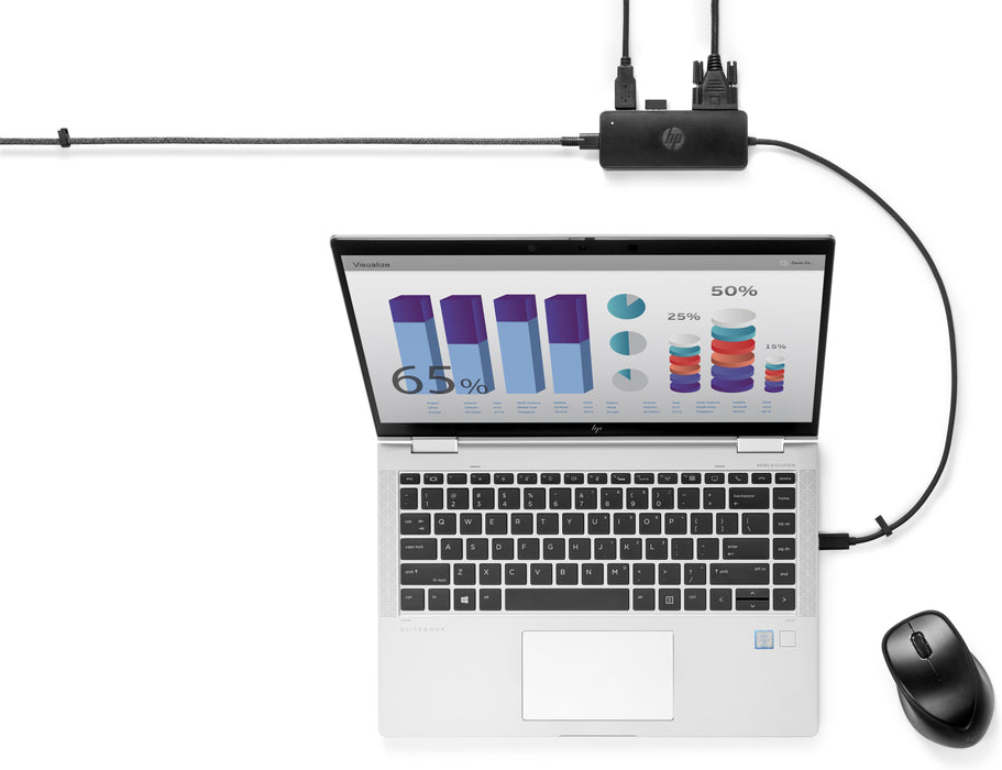 EAN 0195122815479 - HP USB-C Travel Hub G2 Alámbrico USB 3.2 Gen 1 (3.1 Gen 1) Type-C Negro imagen 4