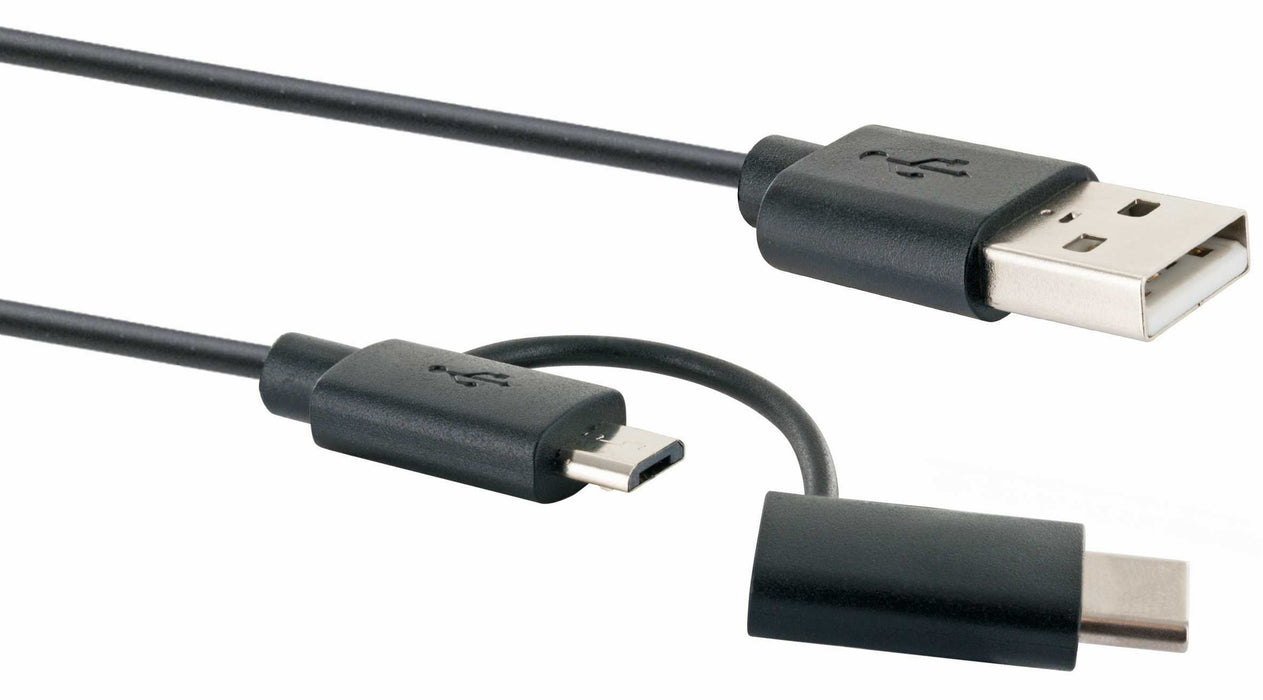 EAN 4004005021325 - Schwaiger CK 3112 cable USB USB 2.0 1 m USB A Micro-USB B Negro imagen 2