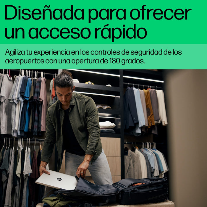 EAN 0198122969593 - HP Travel Plus 30 Liter 17 Laptop Backpack Azul imagen 9