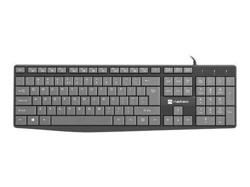 EAN 5901969420784 - NATEC NAUTILUS teclado Hogar / Oficina USB QWERTY Internacional de EE.UU. Negro, Gris imagen 1