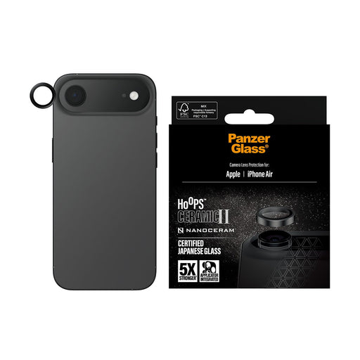 EAN 5715685027901 - PanzerGlass ® Hoops® Ceramic II Camera Lens Protector iPhone Air Protector de pantalla Apple 1 pieza(s) imagen 2