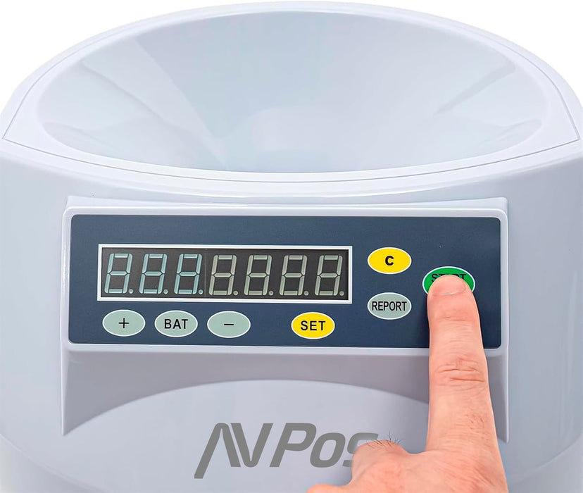 EAN 7427250946675 - AVPos AVP-CCM6 contador de dinero Contador de monedas Negro imagen 15