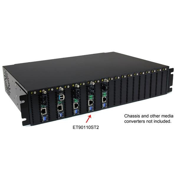 EAN 0065030846257 - StarTech.com ET90110ST2 convertidor de medio 200 Mbit/s 1310 nm Multimodo Negro imagen 4