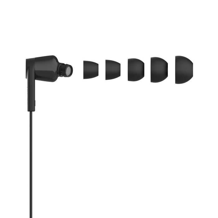 EAN 0745883894444 - Belkin SoundForm Auriculares Alámbrico Dentro de oído Música/uso diario USB Tipo C Negro imagen 3
