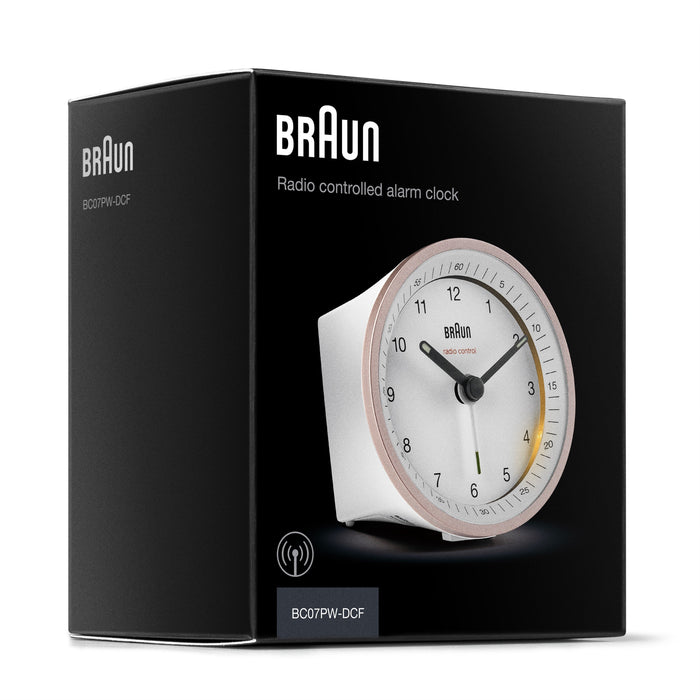 EAN 4007218670991 - Braun BC07 Reloj despertador analógico Rosa, Blanco imagen 6