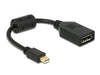 EAN 4043619655540 - DeLOCK 65554 cable DisplayPort 0,21 m Mini DisplayPort Negro imagen 2