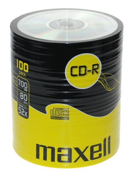 EAN 4902580504830 - Maxell CD-R 80XL 52x 100 Pack 700 MB 100 pieza(s) imagen 1