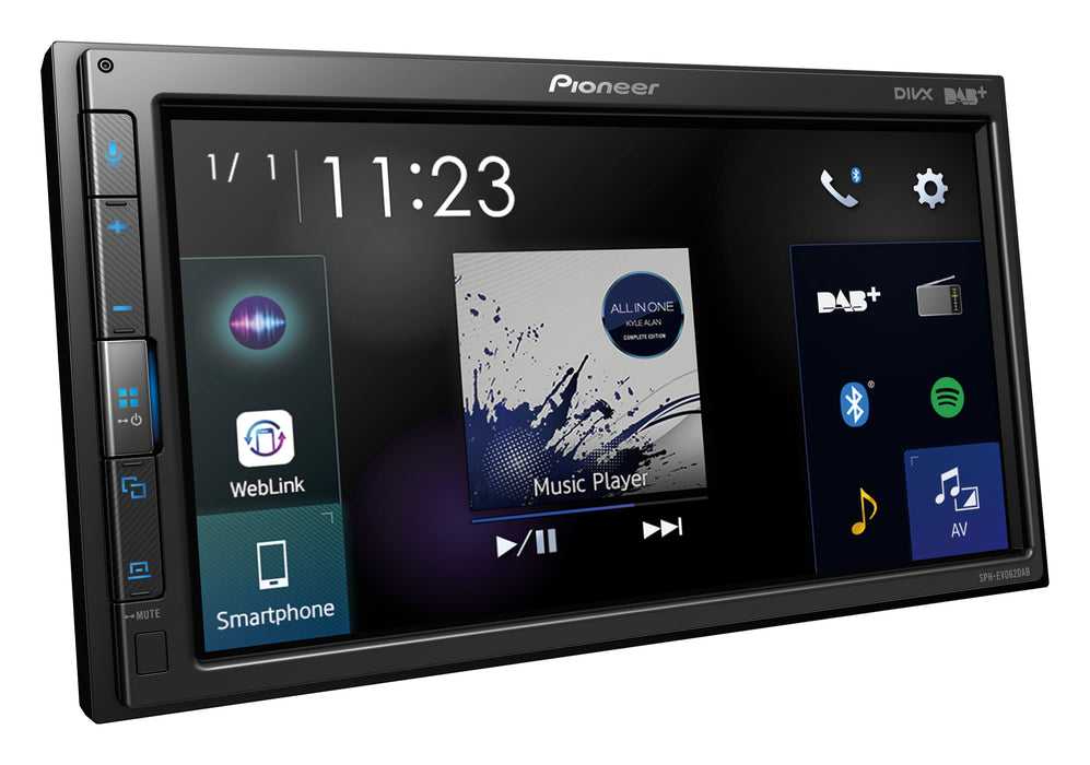 EAN 4988028416569 - Pioneer SPH-EVO62DAB receptor multimedia para coche Negro Bluetooth imagen 3