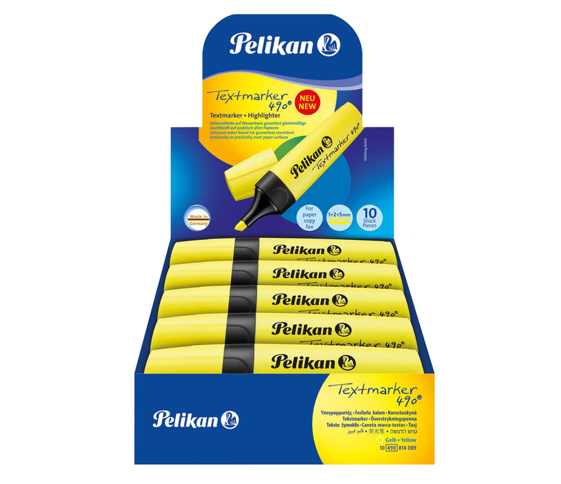 EAN 4012700512154 - Pelikan 490 Textmarker marcador 1 pieza(s) Amarillo imagen 3