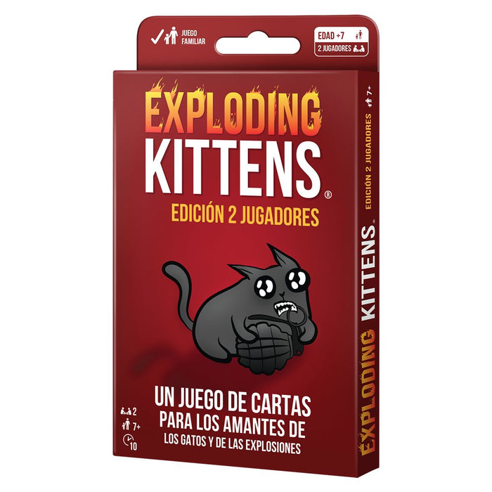 EAN 0810083041827 - Asmodee Exploding Kittens EKIEK09ES juego de tablero Exploding Kittens Edición 2 Jugadores 10 min Juego D imagen 1
