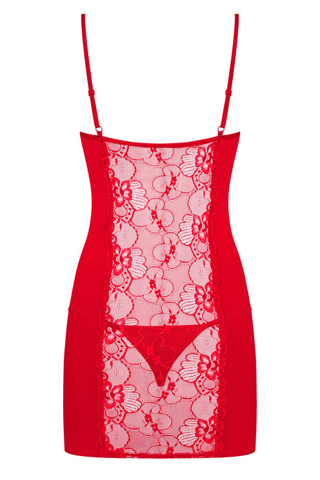 EAN 5901688212431 - Obsessive Heartina S/M Camisola Rojo Elastano, Poliamida imagen 3