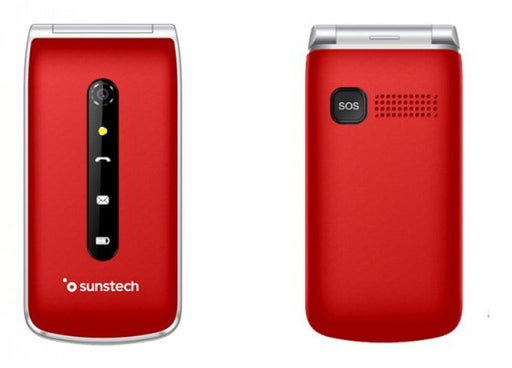 EAN 8429015019586 - Sunstech CELT18 6,1 cm (2.4") 101 g Rojo Teléfono para personas mayores imagen 1