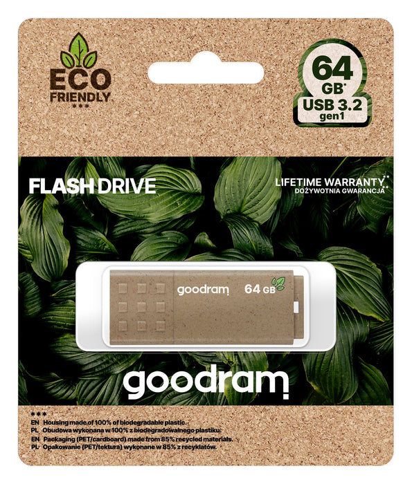 EAN 5908267960479 - Goodram UME3 Eco Friendly unidad flash USB 64 GB USB tipo A 3.2 Gen 1 (3.1 Gen 1) Marrón imagen 5