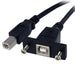 EAN 0065030835411 - StarTech.com USBPNLBFBM1 cable USB USB 2.0 0,3 m Negro imagen 1