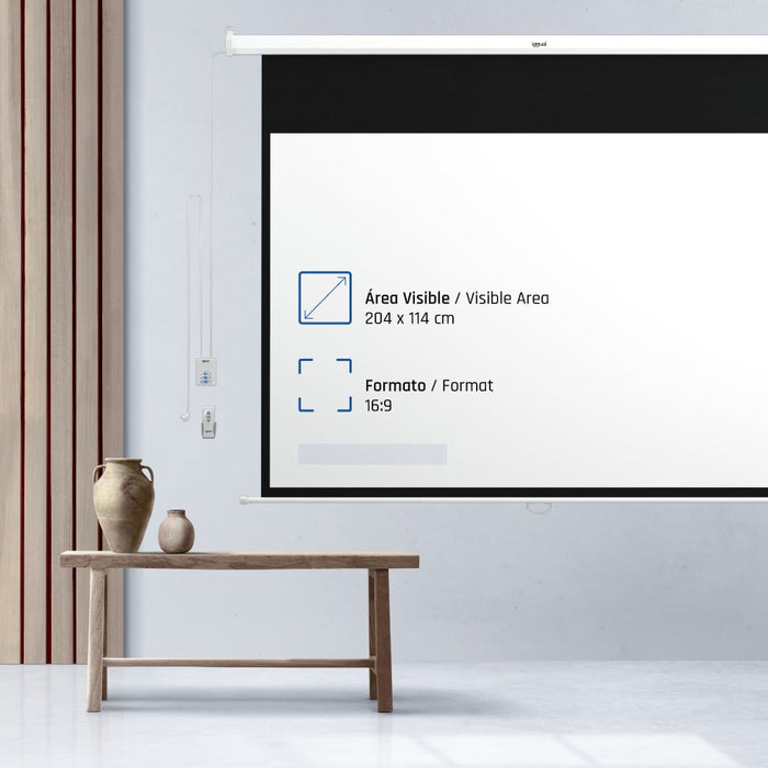 EAN 8435364308882 - iggual PSIPS203 pantalla de proyección 2,34 m (92") 16:9 imagen 4