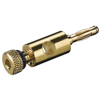 EAN 4040849116834 - Goobay 11683 conector Banana Oro imagen 1