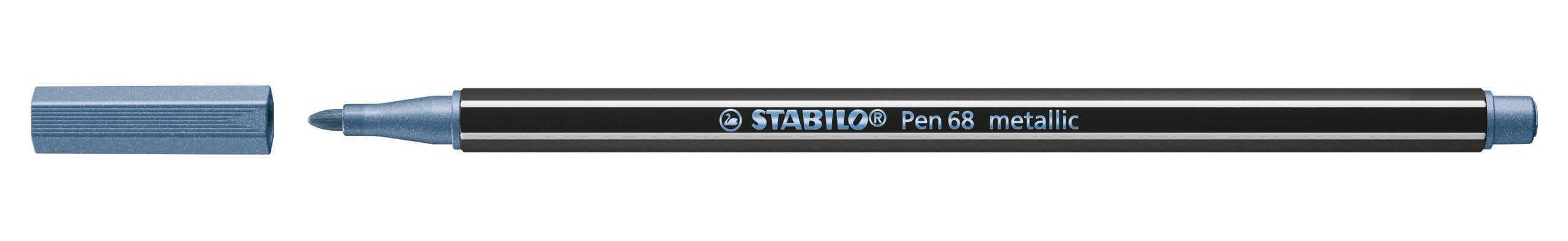 EAN 4006381530217 - STABILO Pen 68 metallic rotulador Medio Azul 1 pieza(s) imagen 1