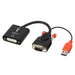 EAN 4002888381840 - Lindy 38184 adaptador de cable de vídeo 0,2 m DVI-D VGA (D-Sub) + USB Negro, Naranja imagen 2