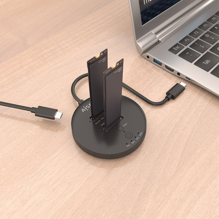 EAN 8435739903308 - AISENS ASDS-2M2N05-BK base de conexión para disco duro USB 3.2 Gen 2 (3.1 Gen 2) Type-C imagen 7