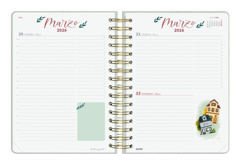 EAN 8422952407058 - Finocam 770320226 agenda Agenda diaria Verde imagen 8