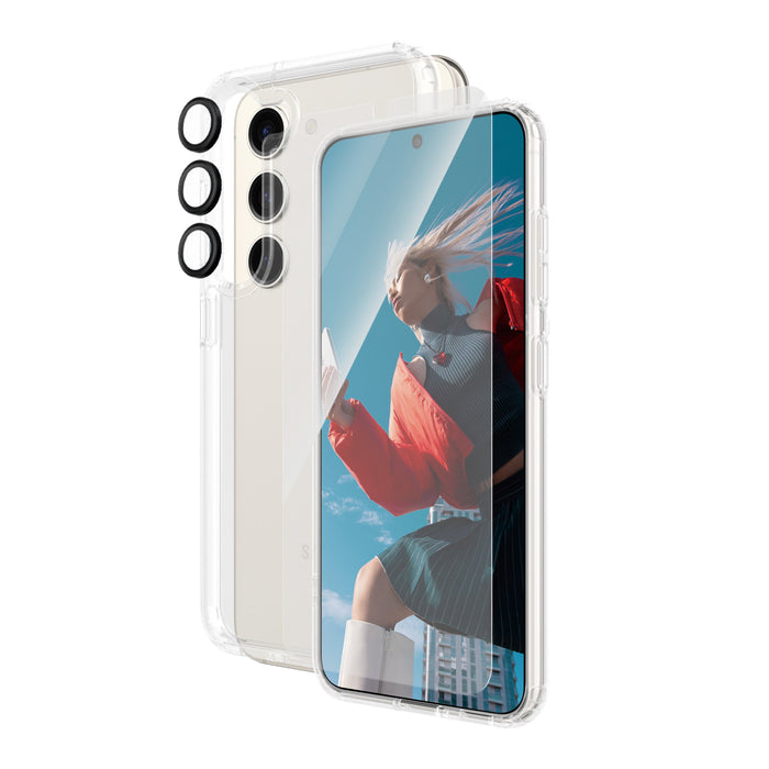 EAN 5711724212130 - PanzerGlass ® 3-in-1 Pack Samsung Galaxy S24 | Ultra-Wide Fit w. EasyAligner Protector de pantalla 1 piez imagen 1