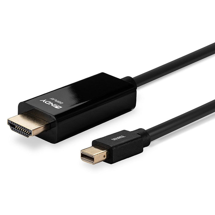 EAN 4002888369268 - Lindy 36926 adaptador de cable de vídeo 1 m HDMI tipo A (Estándar) Mini DisplayPort Negro imagen 5