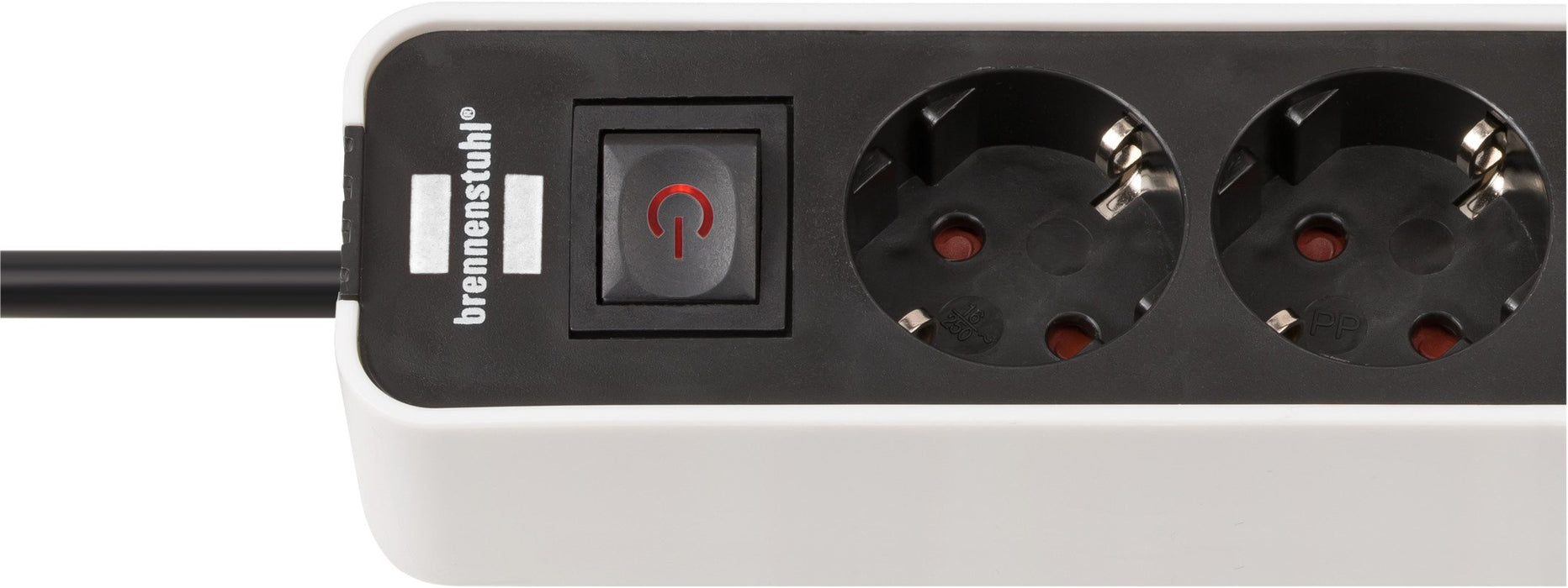 EAN 4007123691142 - Brennenstuhl 1153240126 base múltiple 1,5 m 4 salidas AC Interior Negro, Blanco imagen 5