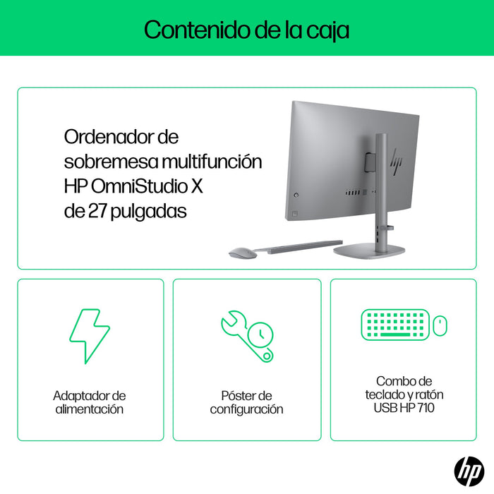 EAN 0198990175553 - HP OmniStudio X 27-cs0011ns Intel Core Ultra 5 125H 68,6 cm (27") 1920 x 1080 Pixeles PC todo en uno 16 G imagen 5
