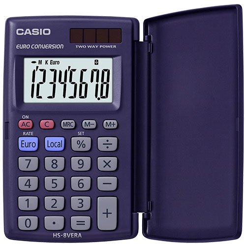 EAN 4549526613746 - Casio HS-8VERA calculadora Bolsillo Calculadora financiera Azul imagen 1