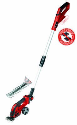 EAN 4006825652109 - Einhell GE-CG 18/100 Li T-Solo tijera de césped inalámbrica 10 cm 18 V Negro, Rojo imagen 2